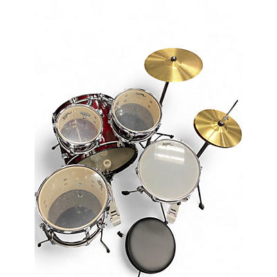 Used SPL 5 Piece Junior Kicker Red Drum Kit