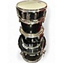 Used SPL 5 Piece SHELL PACK Black Drum Kit Black