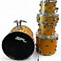 Used SPL 5 Piece UNITY II 5PC Gold Medal Speckle Drum Kit Gold Medal Speckle