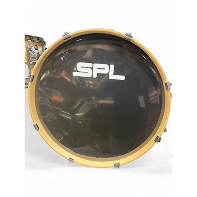 Used SPL 5 Piece UNITY ii Metallic Black Drum Kit