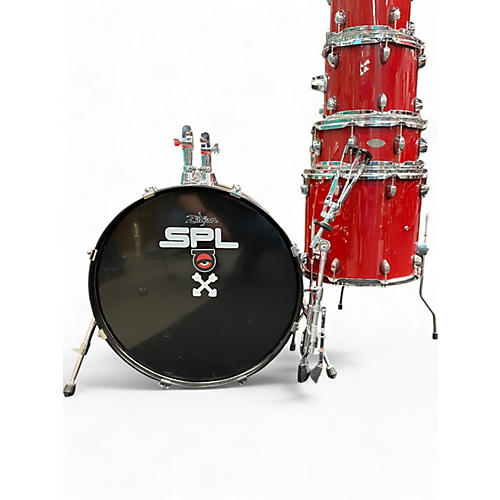 SPL Used SPL 5 Piece Unity 2 Red Sparkle Drum Kit Red Sparkle