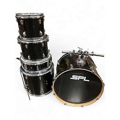 Used SPL 5 Piece Unity II Black Drum Kit