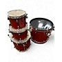 Used SPL 5 Piece VELOCITY 5 PIECE Red Drum Kit Red