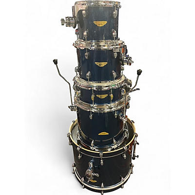 Used SPL 5 Piece Velocity Cobalt Sequin Drum Kit