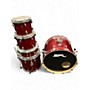 Used SPL 5 Piece Velocity Kit Red Drum Kit Red