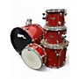 Used SPL 5 Piece unity 2 Candy Apple Red Drum Kit Candy Apple Red