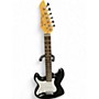 Used SX LEFTY S SHAPE Black Solid Body Electric Guitar Black