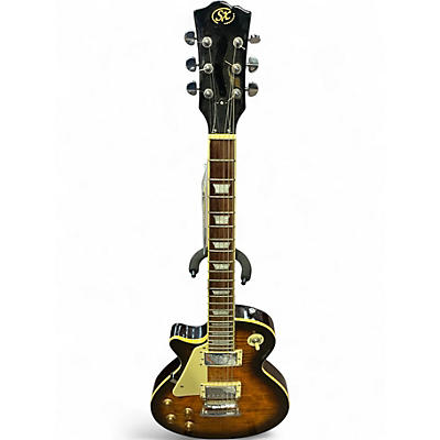 Used SX LES PAUL LH 2 Color Sunburst Solid Body Electric Guitar
