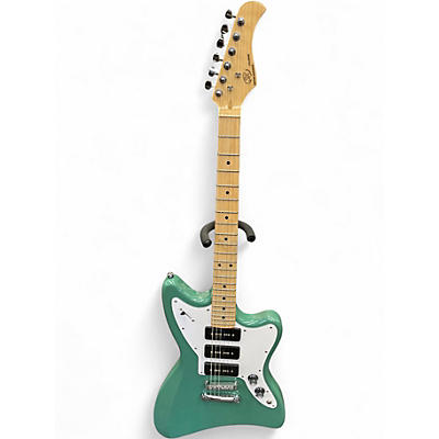 Used SX LIQUID MN 3P90  SEA FOAM GREEN Solid Body Electric Guitar
