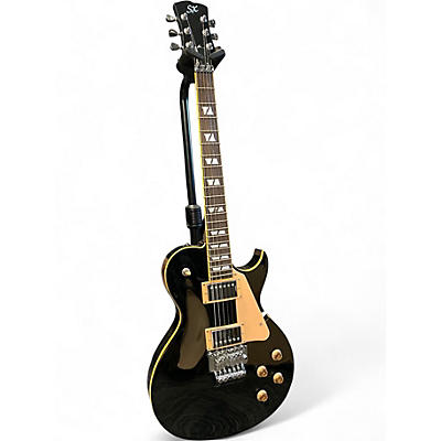 Used SX LP FR GUITAR Black Solid Body Electric Guitar