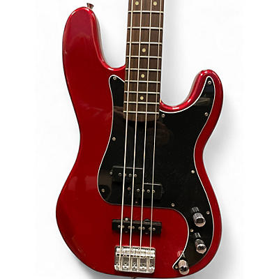 Used SX P BASS Red Electric Bass Guitar