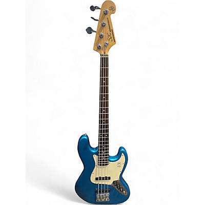 Used SX STANDARD Blue Electric Bass Guitar