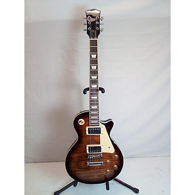 SX Used SX Single Cut Tobacco Burst Solid Body Electric Guitar