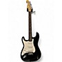 Used SX Strat Copy Black and White Electric Guitar Black and White