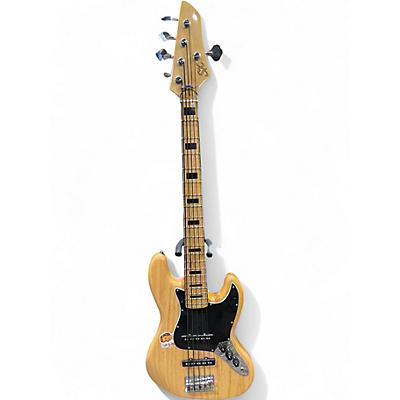 Used SX URSA 5 Natural Electric Bass Guitar