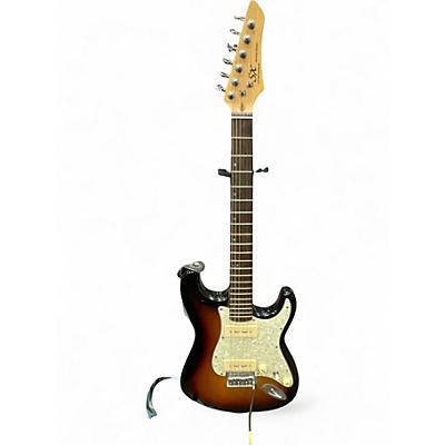 Used SX VINTAGE CUSTOM 2 Color Sunburst Solid Body Electric Guitar