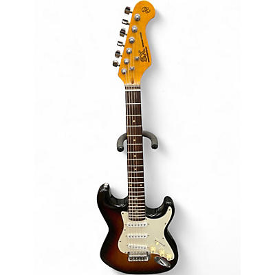 Used SX VINTAGE CUSTOM SERIES 2 Tone Sunburst Solid Body Electric Guitar