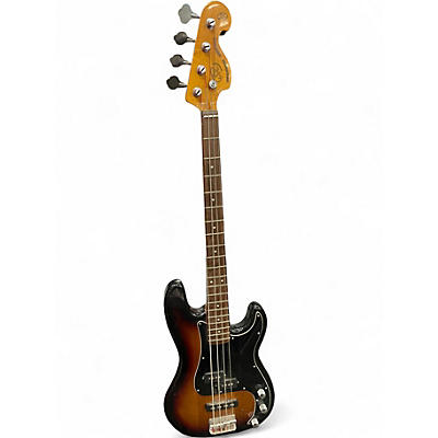 Used SX VINTAGE  SERIES BASS 2 Tone Sunburst Electric Bass Guitar