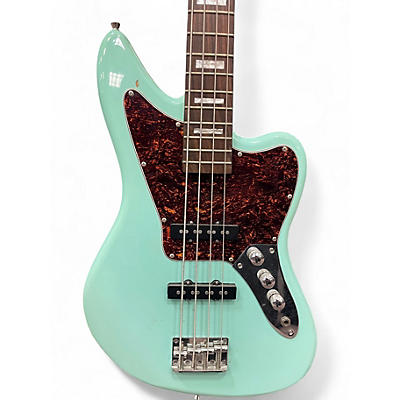 Used SX VTG Series Seafoam Green Electric Bass Guitar