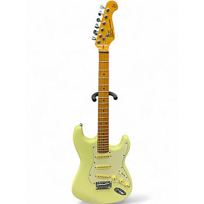 Used SX Vintage Series Strat Copy Vintage White Solid Body Electric Guitar