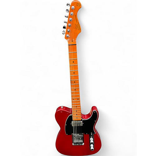 Used SX Vintage Series Telecaster Red Metallic Flake Solid Body Electric Guitar Red Metallic Flake