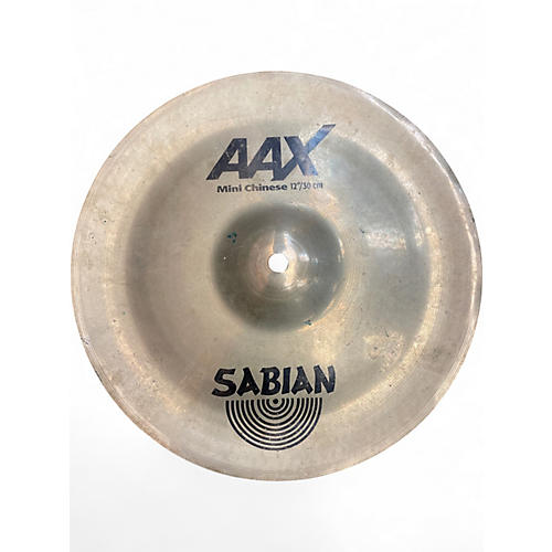 Used Sabian 12in aax mini chinese Cymbal 30