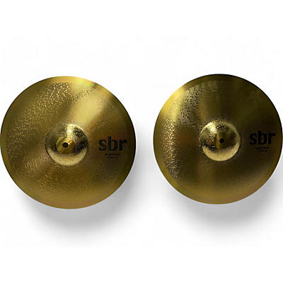 Sabian Used Sabian 13in sbr bright hihat pair Cymbal