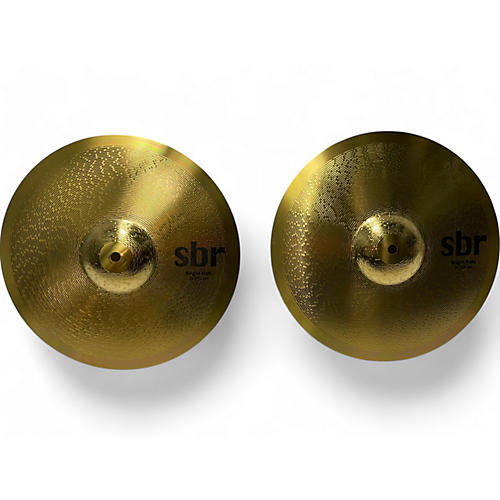 Sabian Used Sabian 13in sbr bright hihat pair Cymbal 31