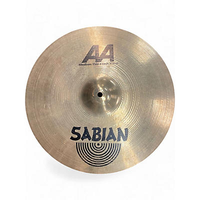 Used Sabian 16in AA Medium Thin Crash Cymbal