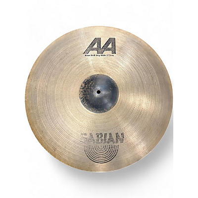 Sabian Used Sabian 21in aa raw bell dry ride Cymbal