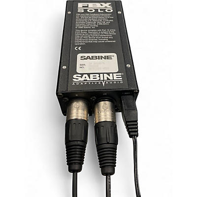 Used Sabine FBX Solo SM820 Feedback Suppressor