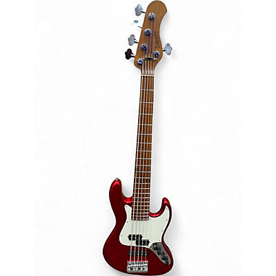Used Sadowsky Guitars METROEXPRESS HYBRID P/J Candy Apple Red Metallic Electric Bass Guitar