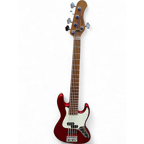 Used Sadowsky Guitars METROEXPRESS HYBRID P/J Candy Apple Red Metallic Electric Bass Guitar Candy Apple Red Metallic