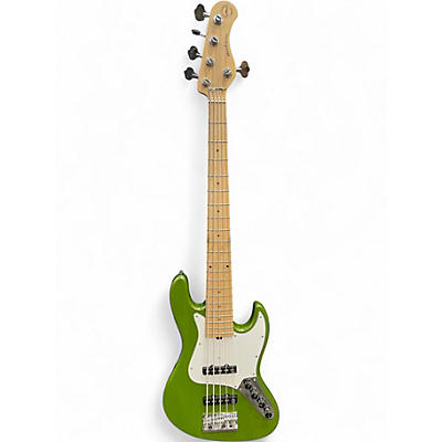 Used Sadowsky Guitars Metro Express 5 Green Electric Bass Guitar