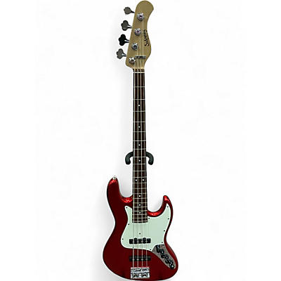 Used Sadowsky Guitars SML21VJ4 Candy Apple Red Metallic Electric Bass Guitar