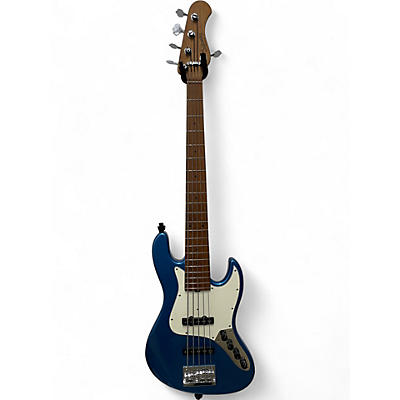 Used Sadowsky Guitars metro express 5 electric blue Electric Bass Guitar