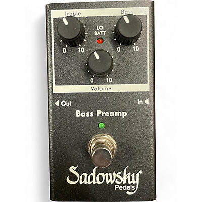 Used Sadowsky Pedals BASS PREAMP Bass Effect Pedal