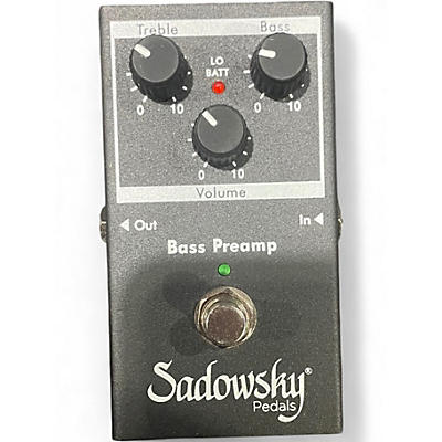 Used Sadowsky Pedals BASS PREAMP SBP2 Bass Preamp