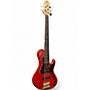 Used Saitias Guitars Lexell 5 Standard Red Electric Bass Guitar Red