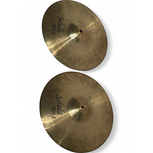 Used Saluda 13in Mist X Hi Hat Pair Cymbal 31