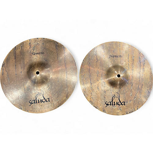 Saluda Used Saluda 13in NEMESIS HI HAT PAIR Cymbal 31