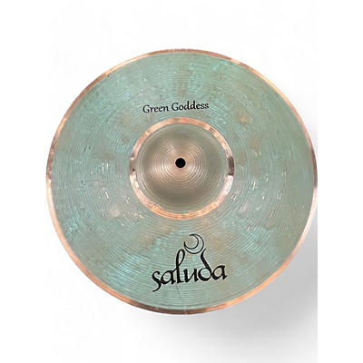 Used Saluda 14in Green Goddess Cymbal