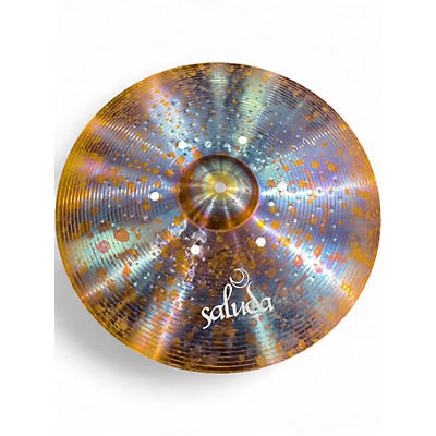 Used Saluda 17in Prototype elictrified vented Cymbal