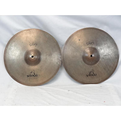 Saluda Hi Hats Pair Used Saluda Hi Hats Pair 14in Glory Cymbal