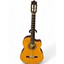 Used Salvador Ibanez GA6CE-14-01 Natural Classical Acoustic Electric Guitar Natural
