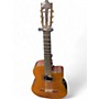 Used Salvador Ibanez GA6CE 14 02 Natural Classical Acoustic Electric Guitar Natural