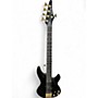 Used Samick 5 STRING BASS Black Electric Bass Guitar Black