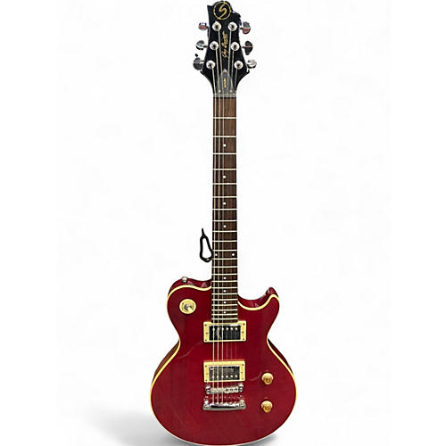 Used Samick AV-1 Wine Red Solid Body Electric Guitar Wine Red