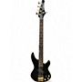 Used Samick Artist Series 5 Black Electric Bass Guitar Black