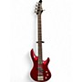 Used Samick Artist Series Red Electric Bass Guitar Red